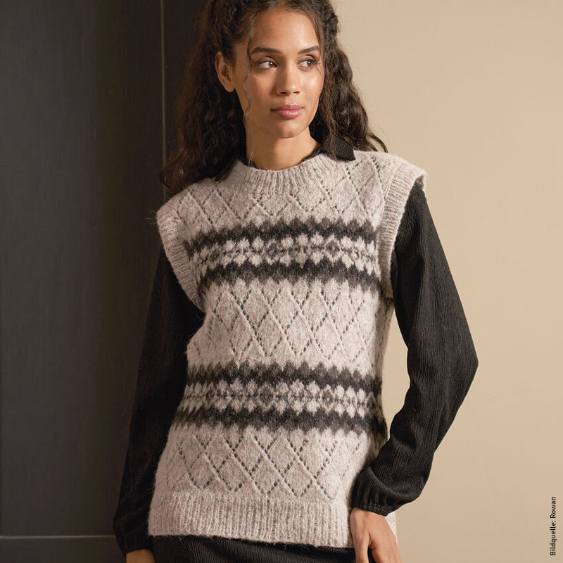 Damenpullunder "Fine Tweed Haze" 109235.8