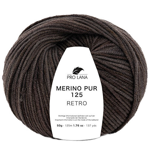 Merino 125 Retro braun meliert