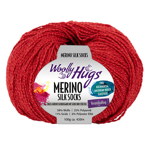Merino Silk Socks rot