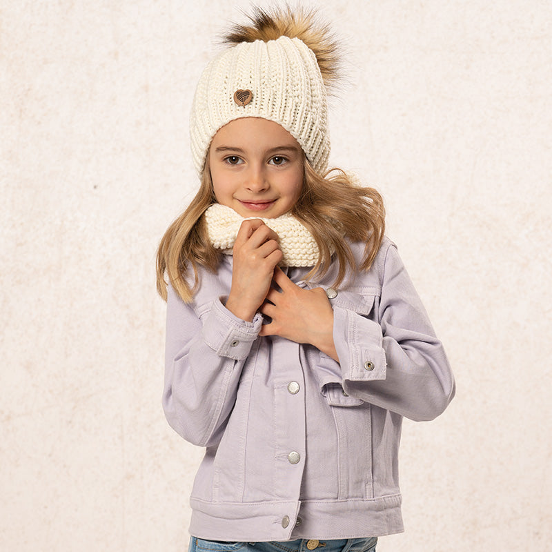 Kindermütze mit Loop "Riga" 764088