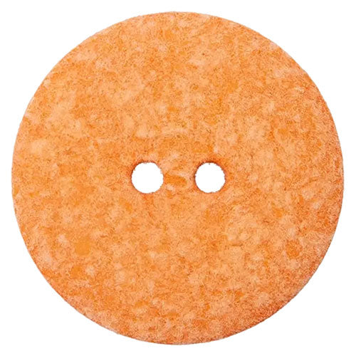 Zweilochknopf orange 23mm