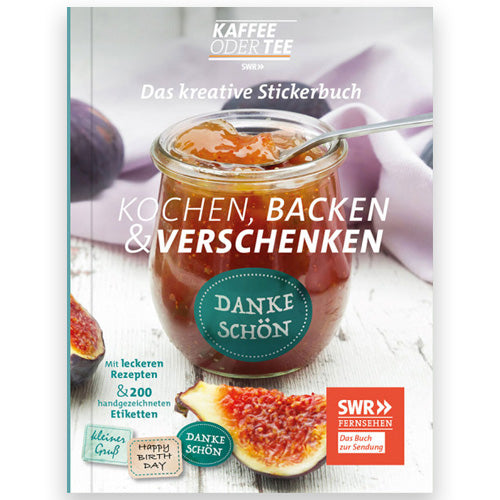 Buch "Das kreative Stickerbuch - Kochen, Backen & Verschenken"