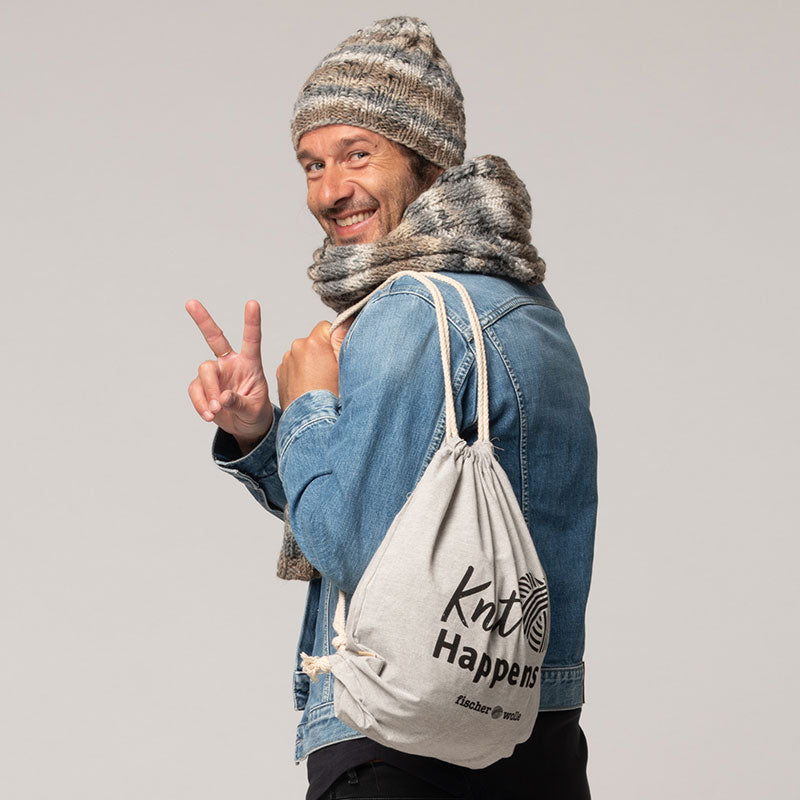 Rucksack "Knit Happens"