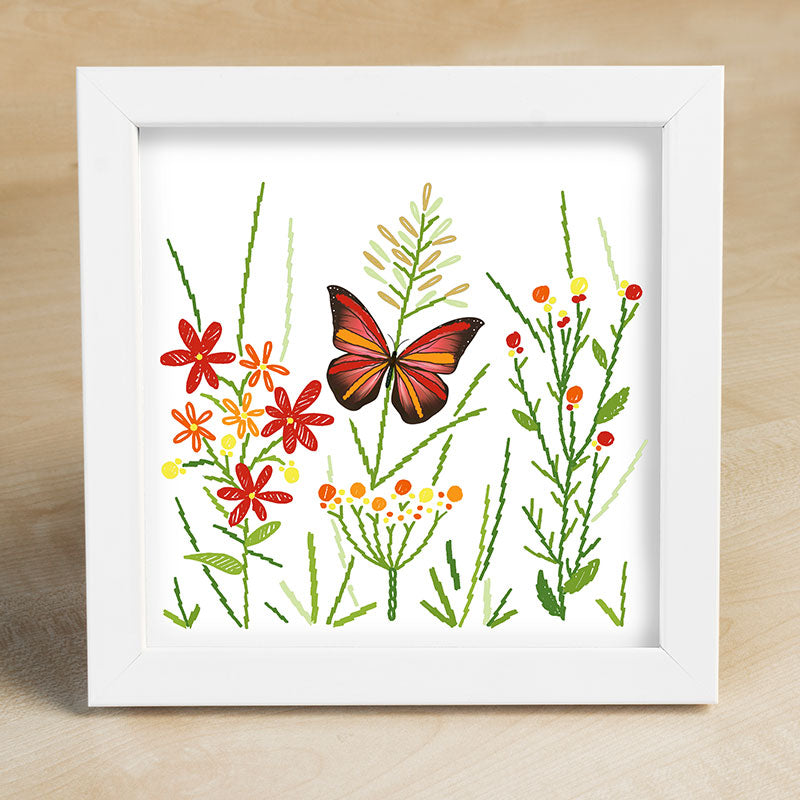 Bild "Roter Schmetterling"