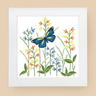 Bild "Blauer Schmetterling"