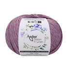 Cotton & Linen damson