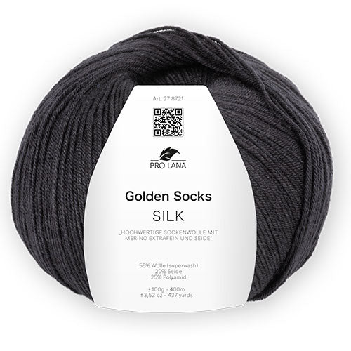 G.S. Silk dunkelgrau meliert