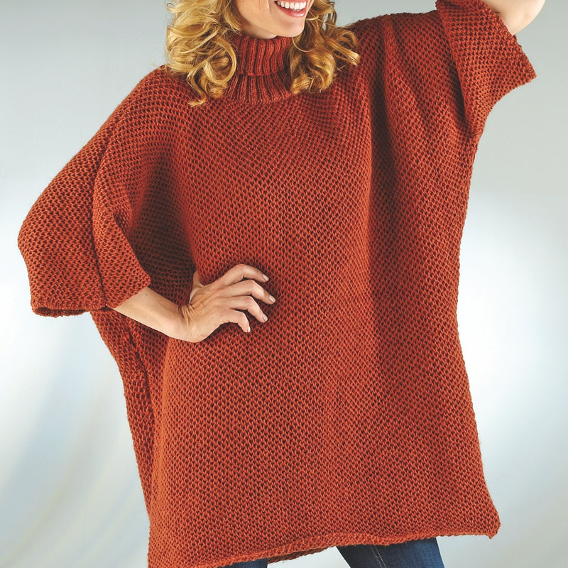 Damenponcho-Pullover "Ideal" 756112