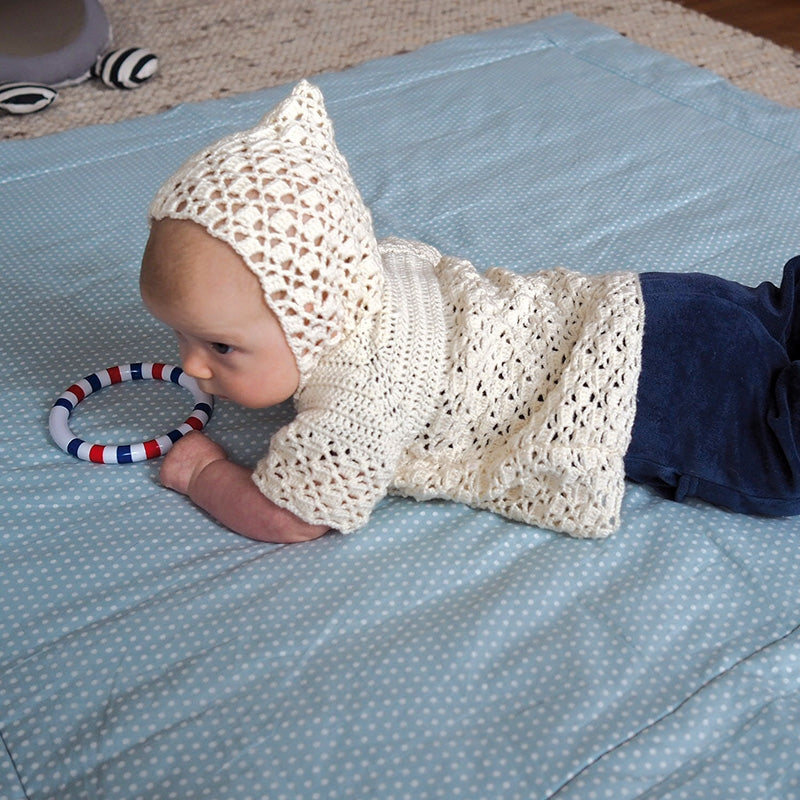 Babyjacke mit Kapuze "Merino Extrafein" 758097