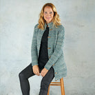 Damenlongjacke "Feinstrumpf Color" 760005