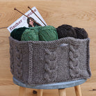 Gestrickter Korb "Trachtenwolle" 761148