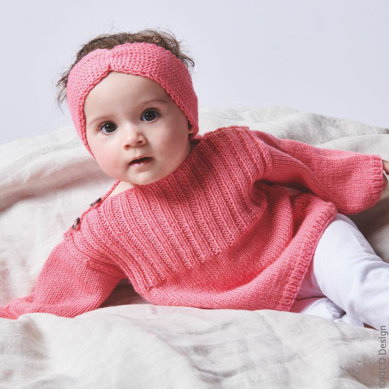 Kinderpullover mit Mütze und Stirnband "Baby Classic" 762117