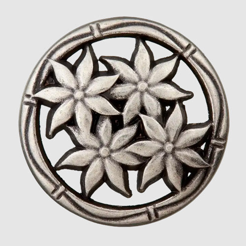 Metallknopf "Edelweiß"