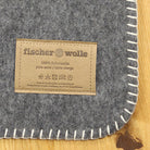 Decke "Ökolana" dunkelgrau / hellgrau