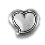 Metallknopf "Herz"