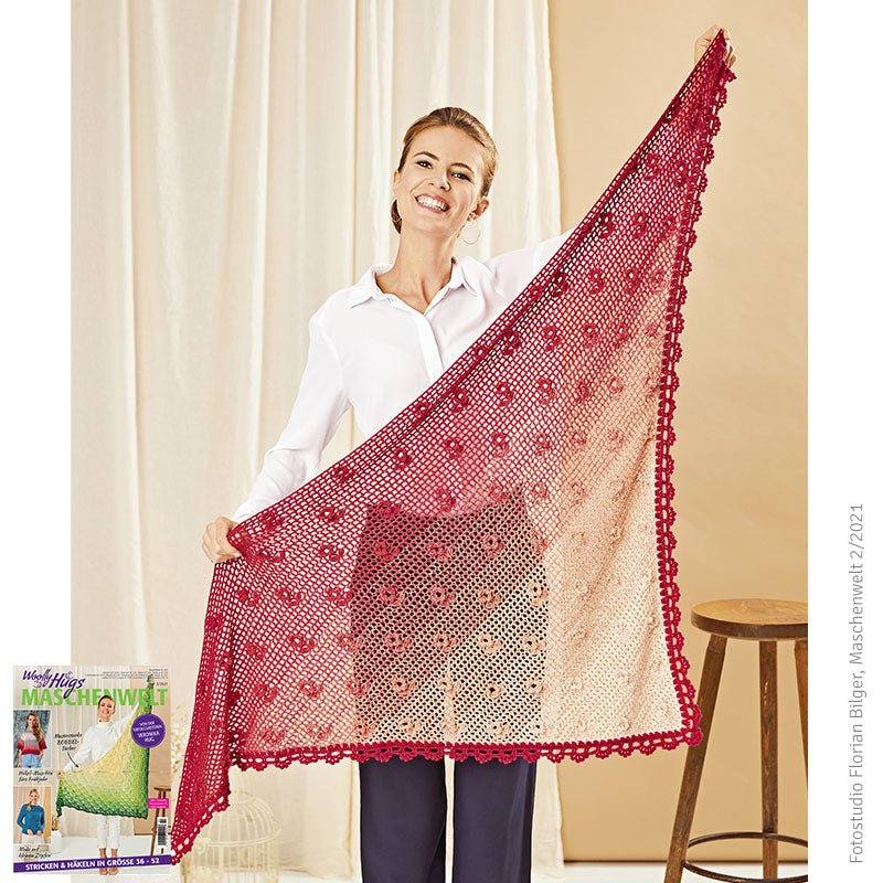 Dreiecktuch "Bobbel Cotton XXL" LK4333