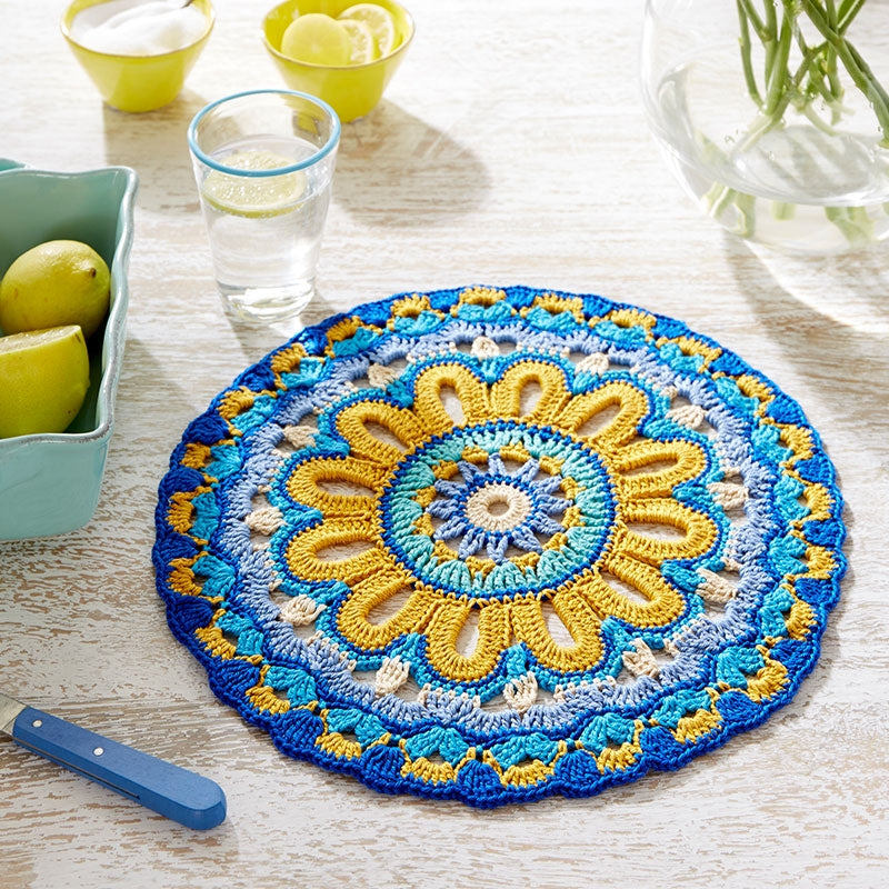 Blaues Mandala "Catania Uni" SM2125