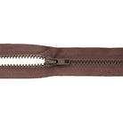Reißverschluss braun 65cm