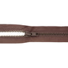 Reißverschluss braun 70cm