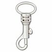 Karabinerhaken silber (12 mm)