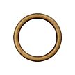 Metall-Ring 40mm, bronze