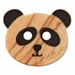 Holzknopf Panda 15mm