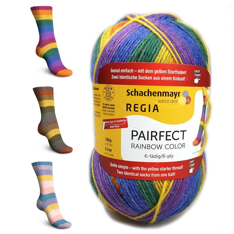 Schachenmayr Regia pairfect Rainbow Color 6 fädig