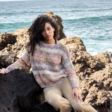 Damenpullover "Gomitolo Hippie" 109336.16