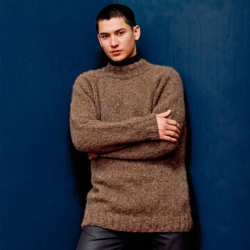 Herrenpullover "Baby Lama" 109345.1