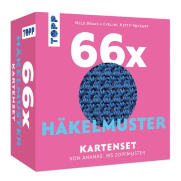 66x Häkelmuster Kartenset