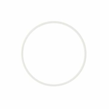 Metal ring white/matt, 10cm