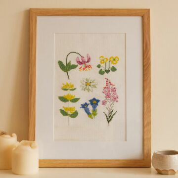 Embroidery set "Meadow Bouquet