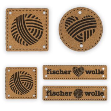 Label set "Fisher Wool