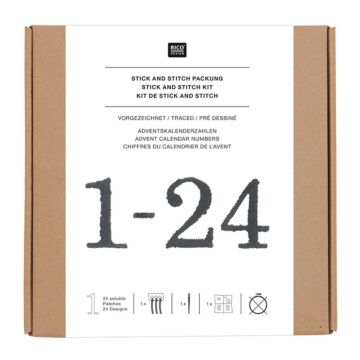 Stick & Stitch "Zahlen 1-24"