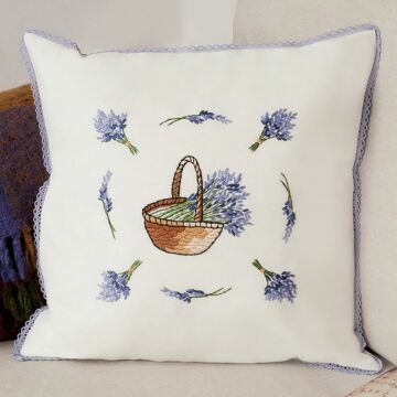 Pillow "Lavender basket"