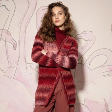 Damenlongjacke "Cloud Tweed" 765138