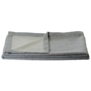 Blanket "Como" gray / nature