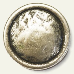 Metallknopf "gehämmert
