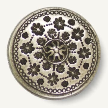 Metallknopf "Rosette"