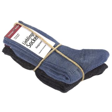 36/37 "Fertigsocken" Jeans Schachenmayr Sockenwolle Socken 3 Paar Regia Gr 