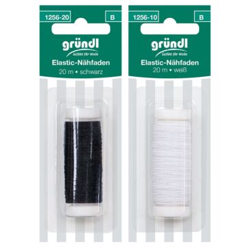 Elastic sewing thread