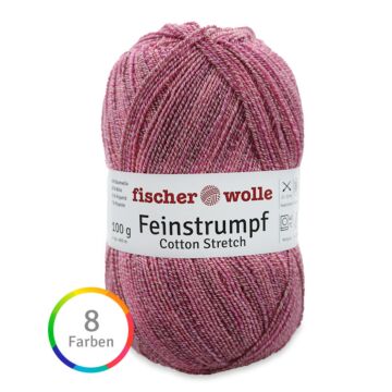 Feinstrumpf Cotton Stretch Color