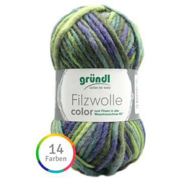 Filzwolle Color