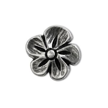 Metallknopf "Blume"