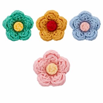Flower buttons eyelet (13 mm)