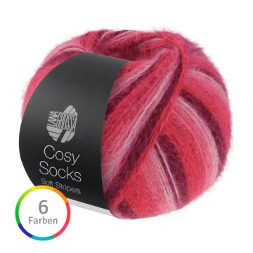 Meilenweit 100 Cosy Socks Soft Stripes