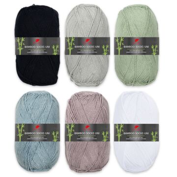 600 g Sparpaket "Bamboo Socks Uni"