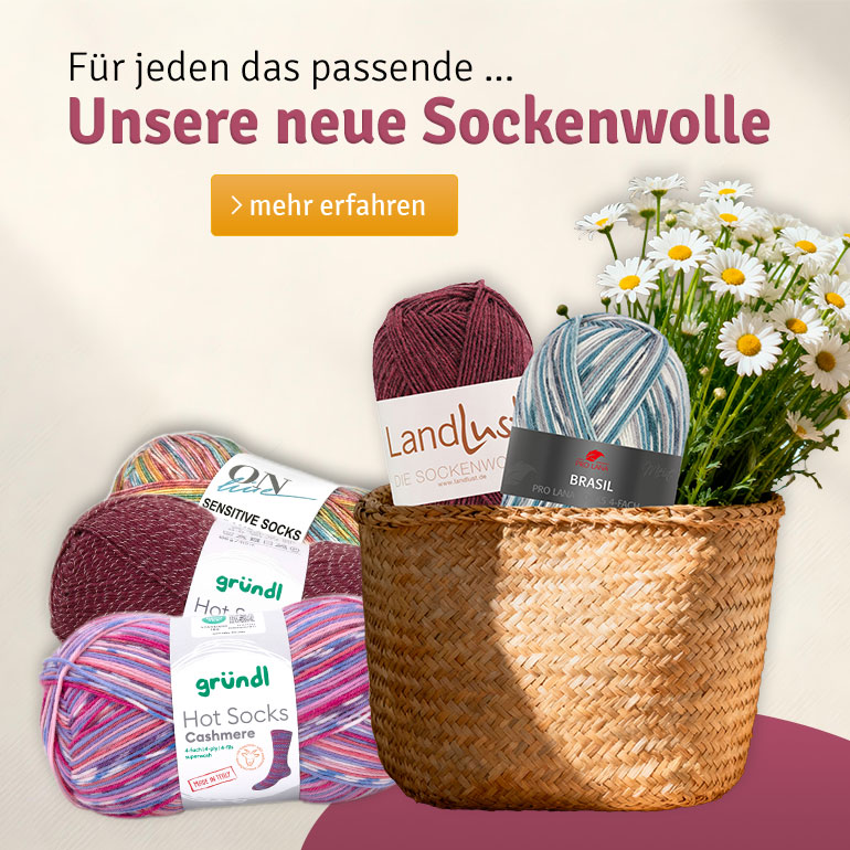 Unsere neue Sockenwolle (mobile)