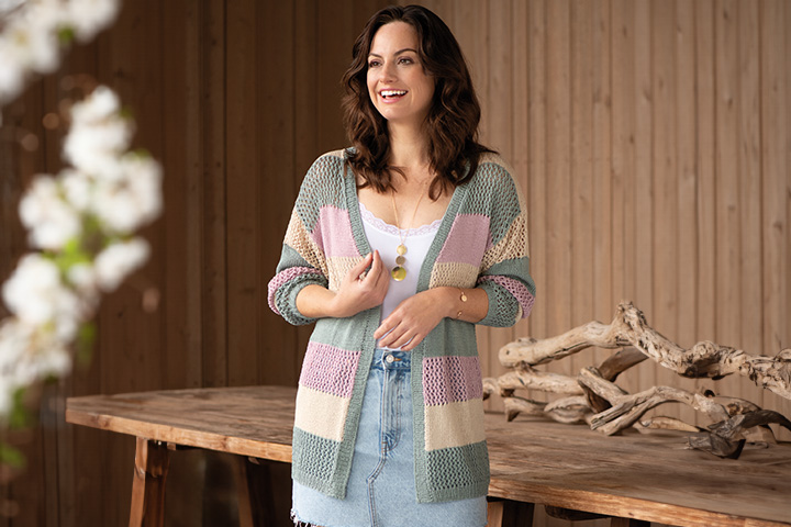 Leichte Strickjacke
